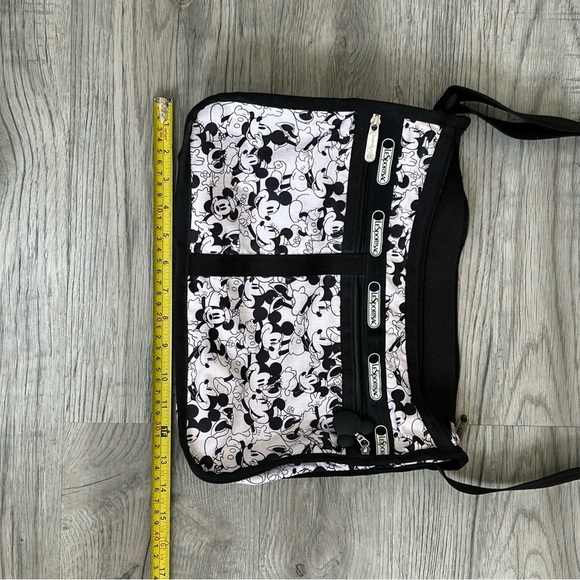 Lesportsac Monochrome Mickey and Minnie Mouse Bag - Picture 2 of 12